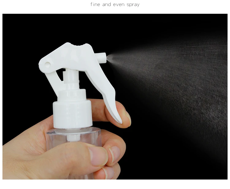Non Spill For Bottles Sprayer Hand Portable Plastic Handheld Mist Black Mini Trigger 24 410