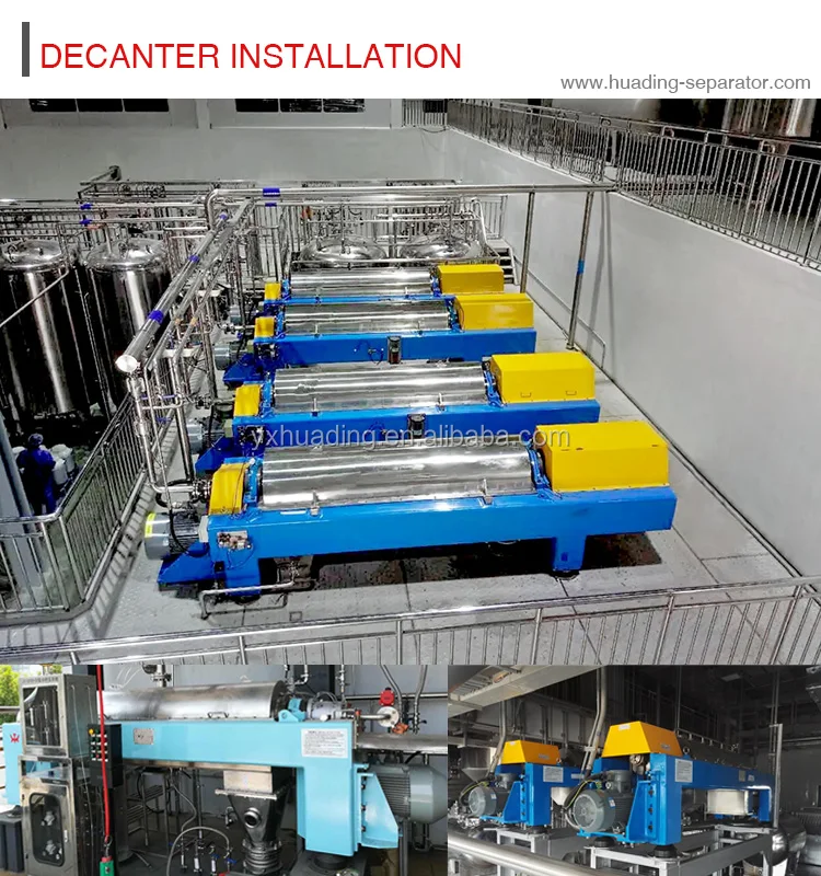 decanter centrifuge for maize starch process