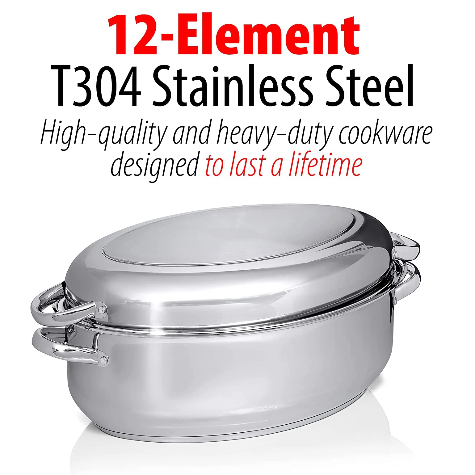 Baking Pan Cooking Fish Turkey Roaster Pan Stainless Steel Roasting Pans With Grill Rack Buy