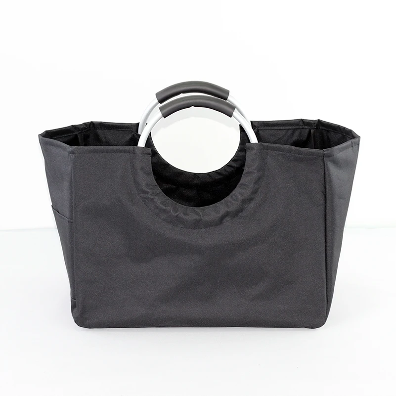 Folding Supermarket Shopping Bag With Aluminium Handle Buy Sleeping