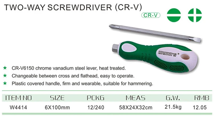 New arrivals Multifunction screwdriver Chrome Vanadium steel Three purpose screw batch Repairing Tool