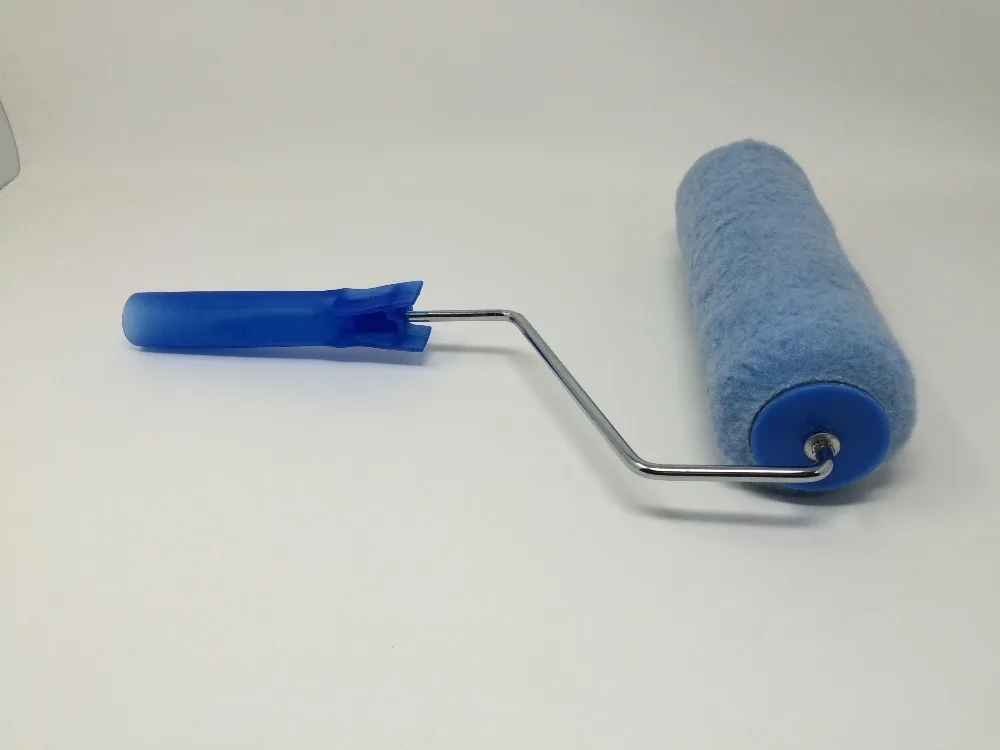 high quality 9" paint roller with plastic handle paint tools