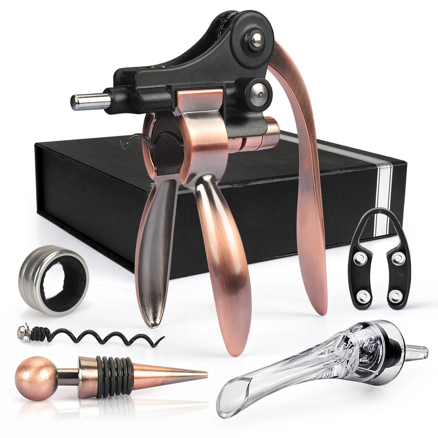 Wine Accessory 공장 공급 Barwar 와인 액세서리 선물 세트 와인 오프너 와인 스토퍼 선물 세트 - Buy 와인 오프너 선물 세트 ...