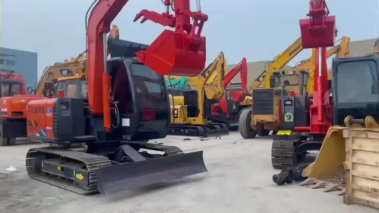 Hitachi ZX55 Used Crawler Excavator - 5.5TON Second Hand Digger