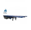 2019 New 3 Axles 60 Ton Flatbed Container Semi Trailer
