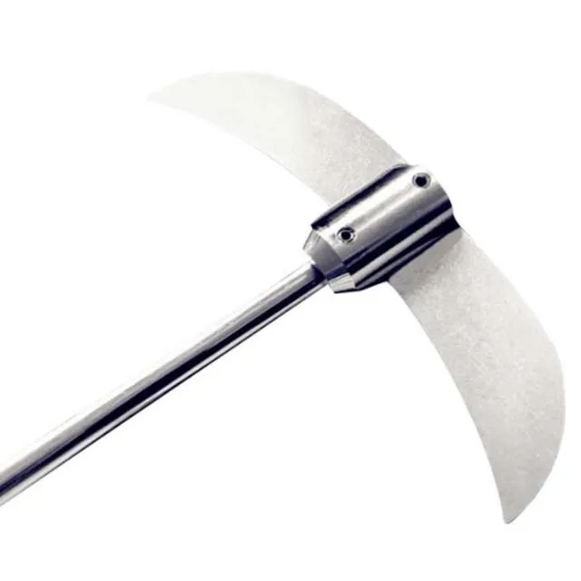 PTFE Overhead Mixer Stirrer Length=280mm 28cm Diameter 7mm Paddle width 40mm eBa