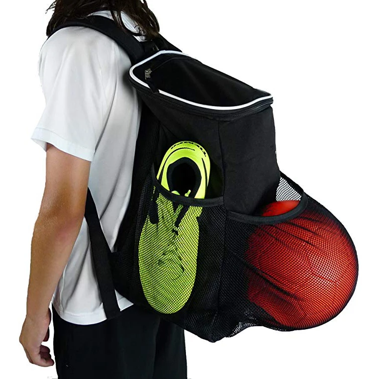 Soccer Backpack With Ball Holder Compartment For Boys Girls Bag