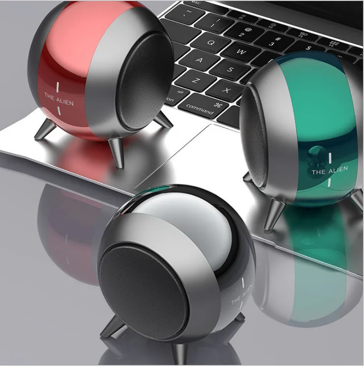 New product metal outdoor waterproof card round subwoofer wireless audio bluetooth speaker - ANKUX Tech Co., Ltd