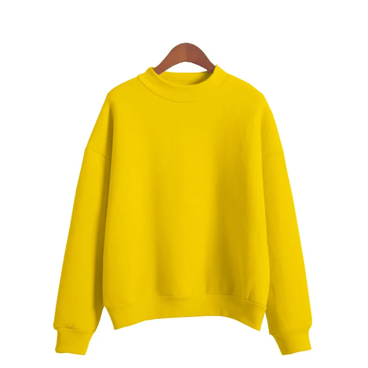 Woman Sweatshirts 2022 Long Sleeve O-neck Knitted Pullovers Thick ...