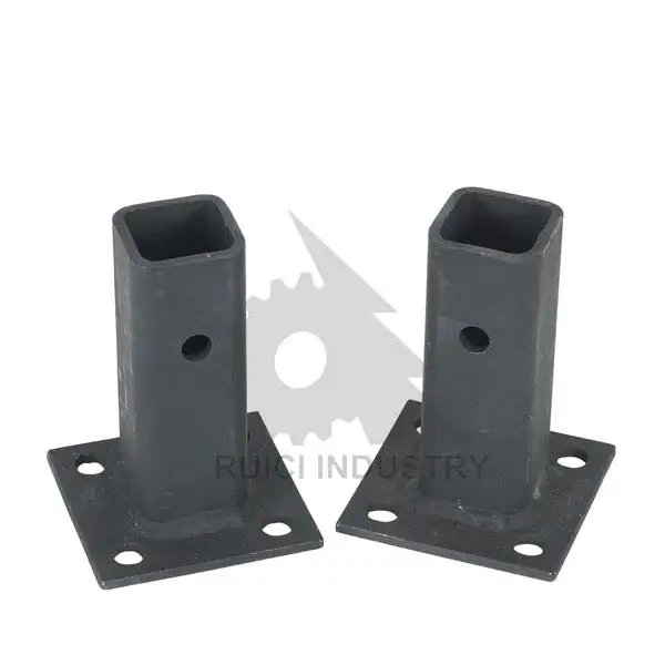 Custom High Quality Black Steel 2" Square Pipe Mounting Bracket Buy