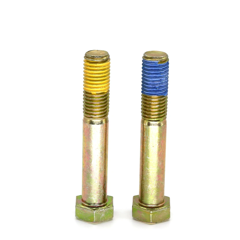 Blue Patch Nylok Hex Head Cap Screw Din933 Din931 Nylok Bolt - Buy Hex ...