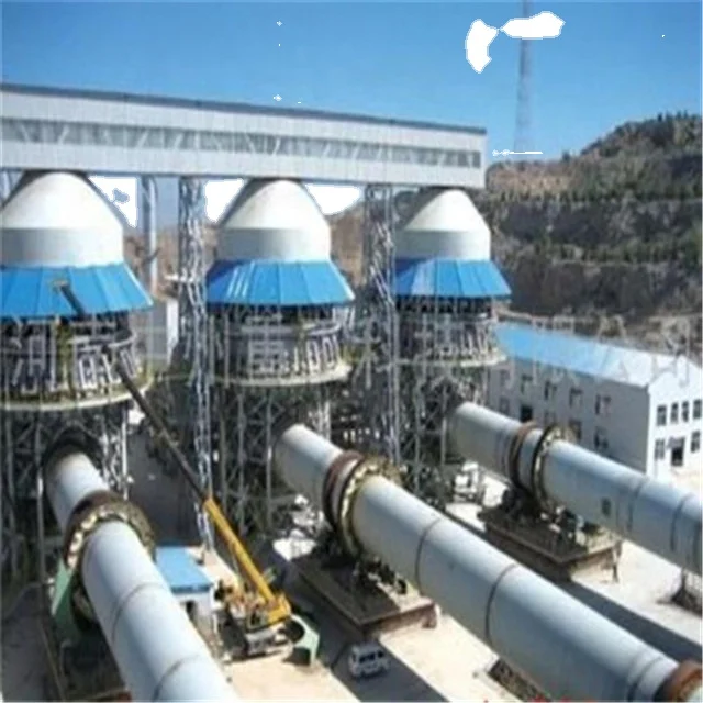 
1000 tpd active lime production line equipment high output process cement rotary kiln 