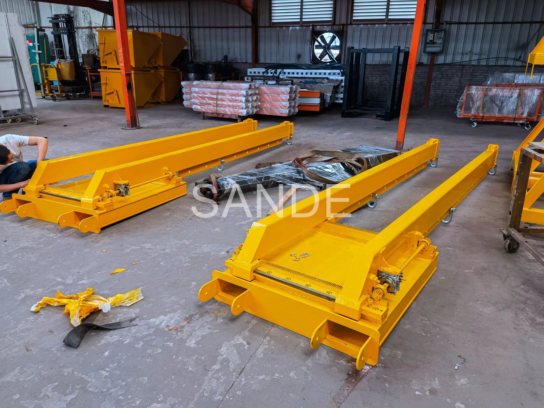 Sande Stone Bundle Slab Loading Unloading Container Heavy Slab Loader