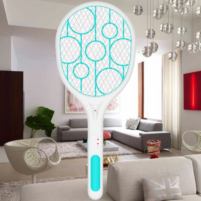 
Electric Rechargeable Mosquito Racket Bat Kill Fly Insect Killer 