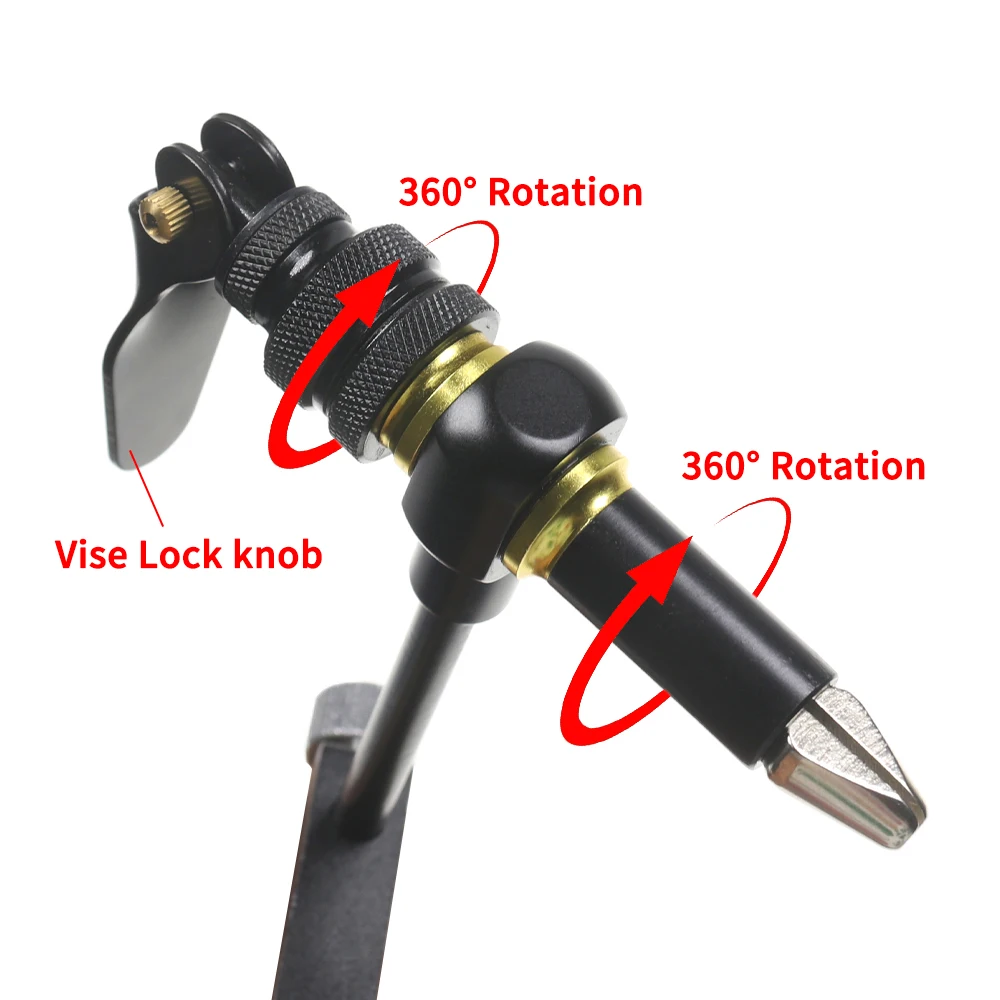 360 Degree Rotation Assist Hook Binding Vise/ Fly Tying Cclamp Vise