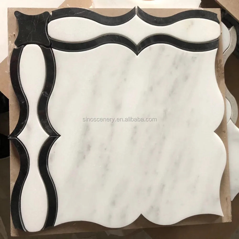 Pegasus Bianco Carrara Waterjet Marble 