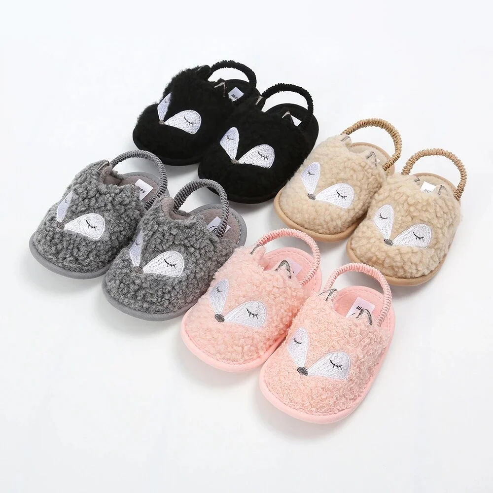 
Beautiful Infant Home Shoes Animals Boys Kids Cute Baby Slippers for Girls 