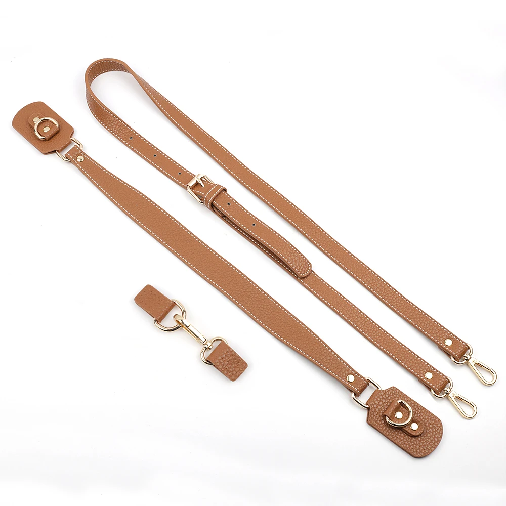 New Arrival Faux Leather Bag Straps Bag Handles Sets Kits Replacements In Stock With Three