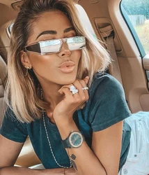 New 2020 design sun glasses small shades custom fashion Square sunglasses women