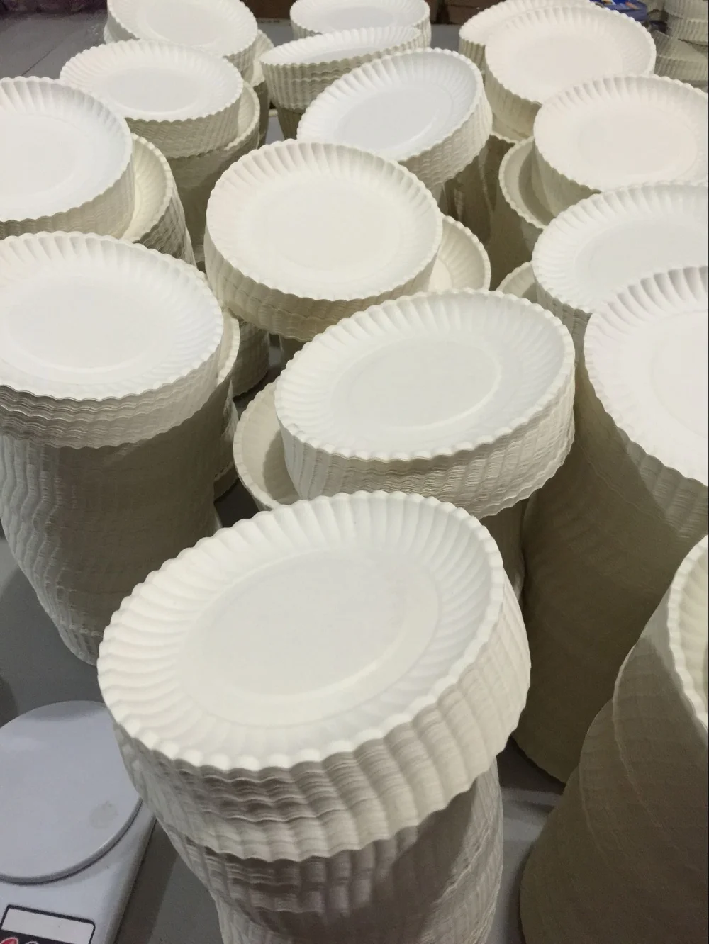 7 inch disposable food grade round paper plate