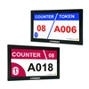 Android 14 inch token display system built-in counter queue status software for bank hospital clinic