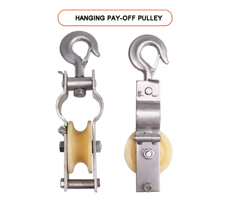 Straight Line Cable Roller Hanging Hook Wire Exterior Electric Cable