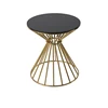 High End Wire MDF Wood Coffee Table Living Room Dining Table