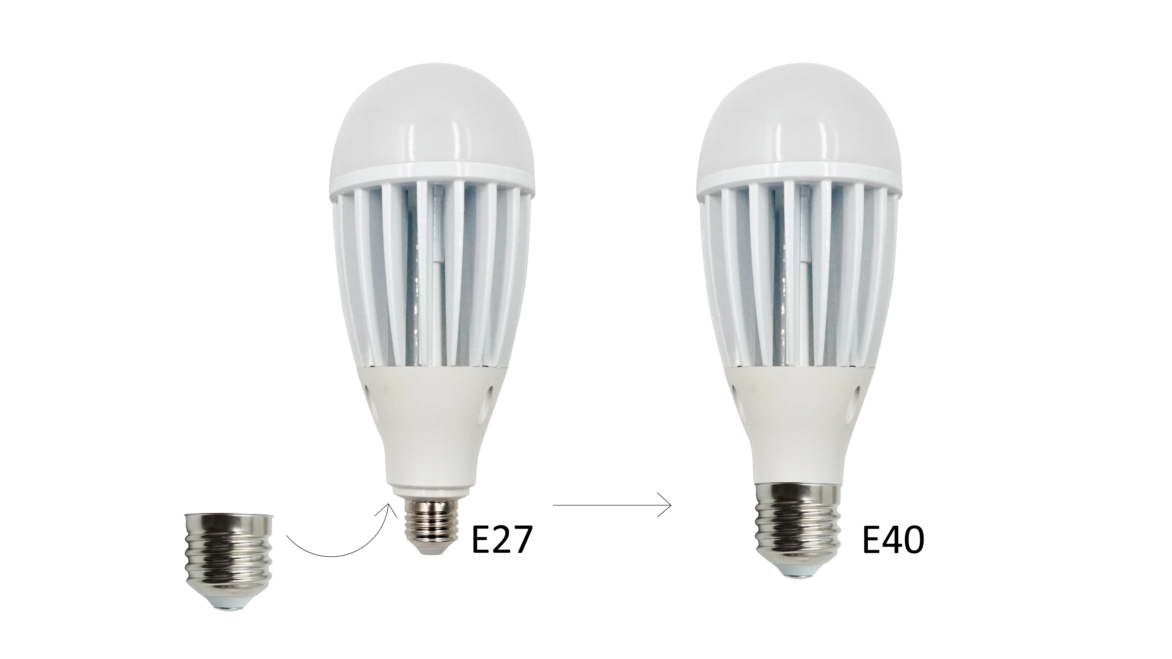 E27 E40 LED Bulb Lamp Real Power High Brightness LED Light Bulb