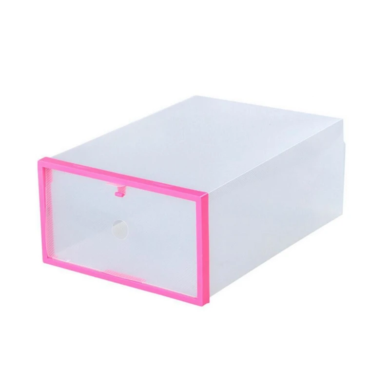 Top quality PP folding collapsible foldable plastic shoe storage box