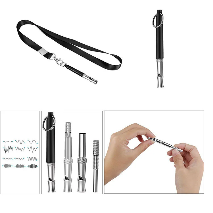dog whistle with strap