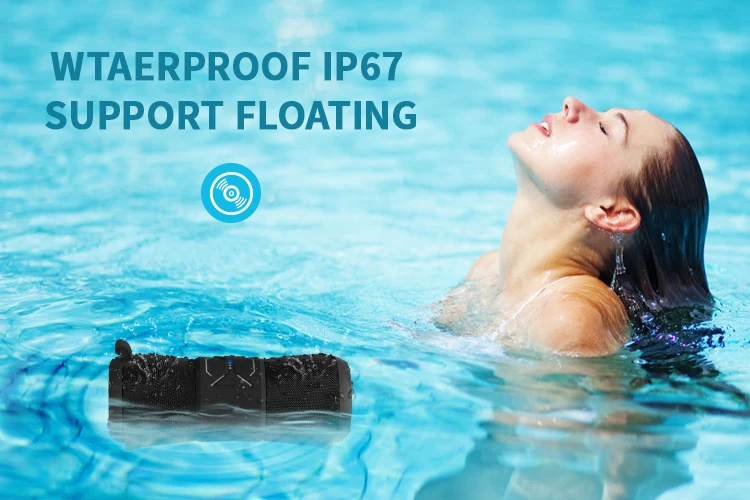 New Portable Wireless Waterproof Shockproof woofer speaker Outdoor Bike Cycling Blue tooth Speakers - ANKUX Tech Co., Ltd