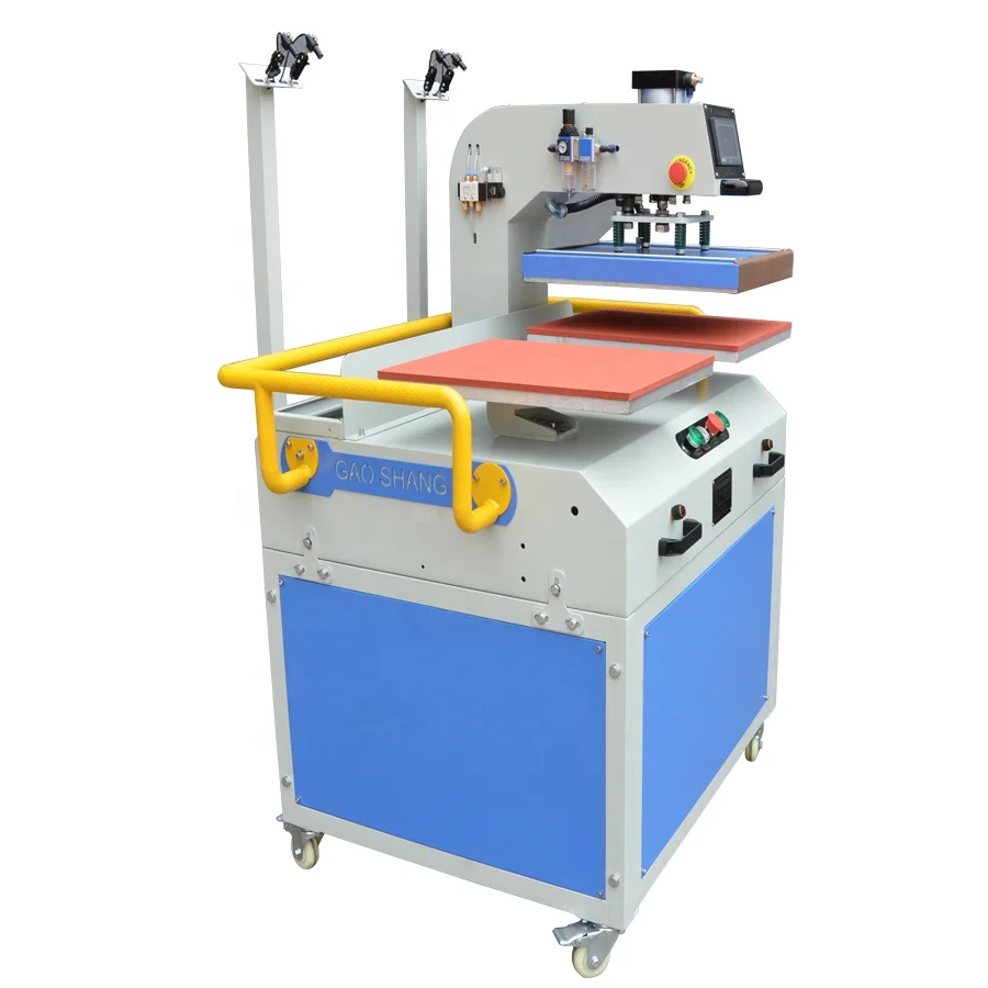 Automatic Pneumatic Double Head 40x60 Flatbed Transfer Machine New Sublimation Heat Press for T-Shirts and Vinyl Labels Print supplier