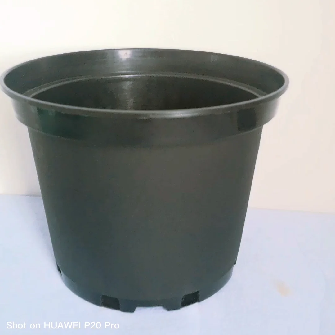 Wholesale Cheap 1 2 3 5 7 10 15 20 25 Gallon Black Plastic Pot Outdoor