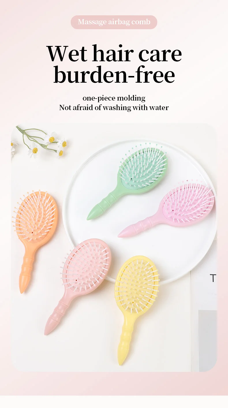 Soft Bristles Gentle Detangling Kids Air Cushion Scalp Massager for Hair Growth Hair Products Hairbrush details