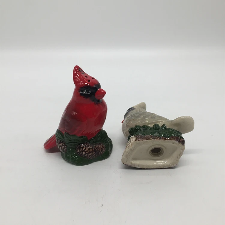 Happily Ever Ceramic Bride And Groom Love Birds Shakers Salt And Pepper Shakers