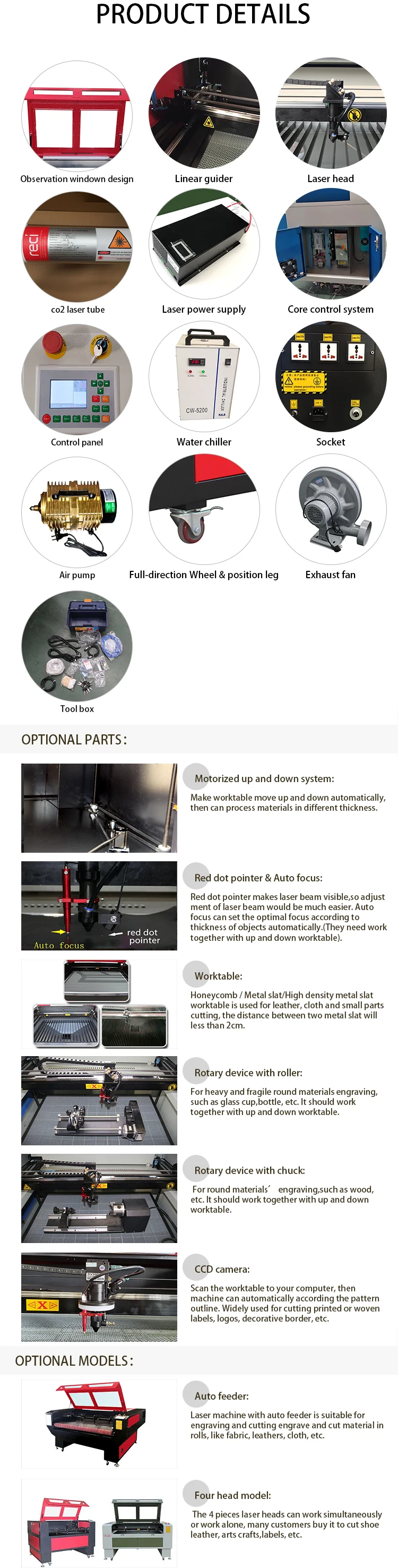 High quality garment laser cutting machine TS1490 CO2 laser cutting and engraving machine