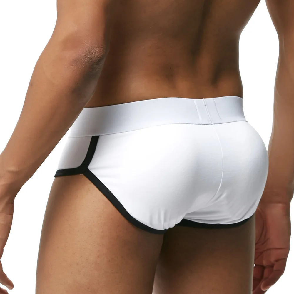 Male Padded Boxer Briefs Enhancing Underpants For Men Front And Back