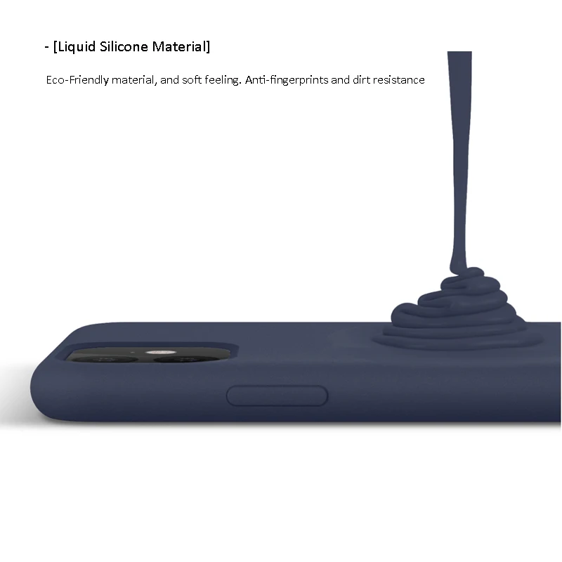 2020 High Quality Phone Accessories For iPhone XS Max Case Anti-fall Pure Liquid Silicone Phone Case For iPhone X Covers