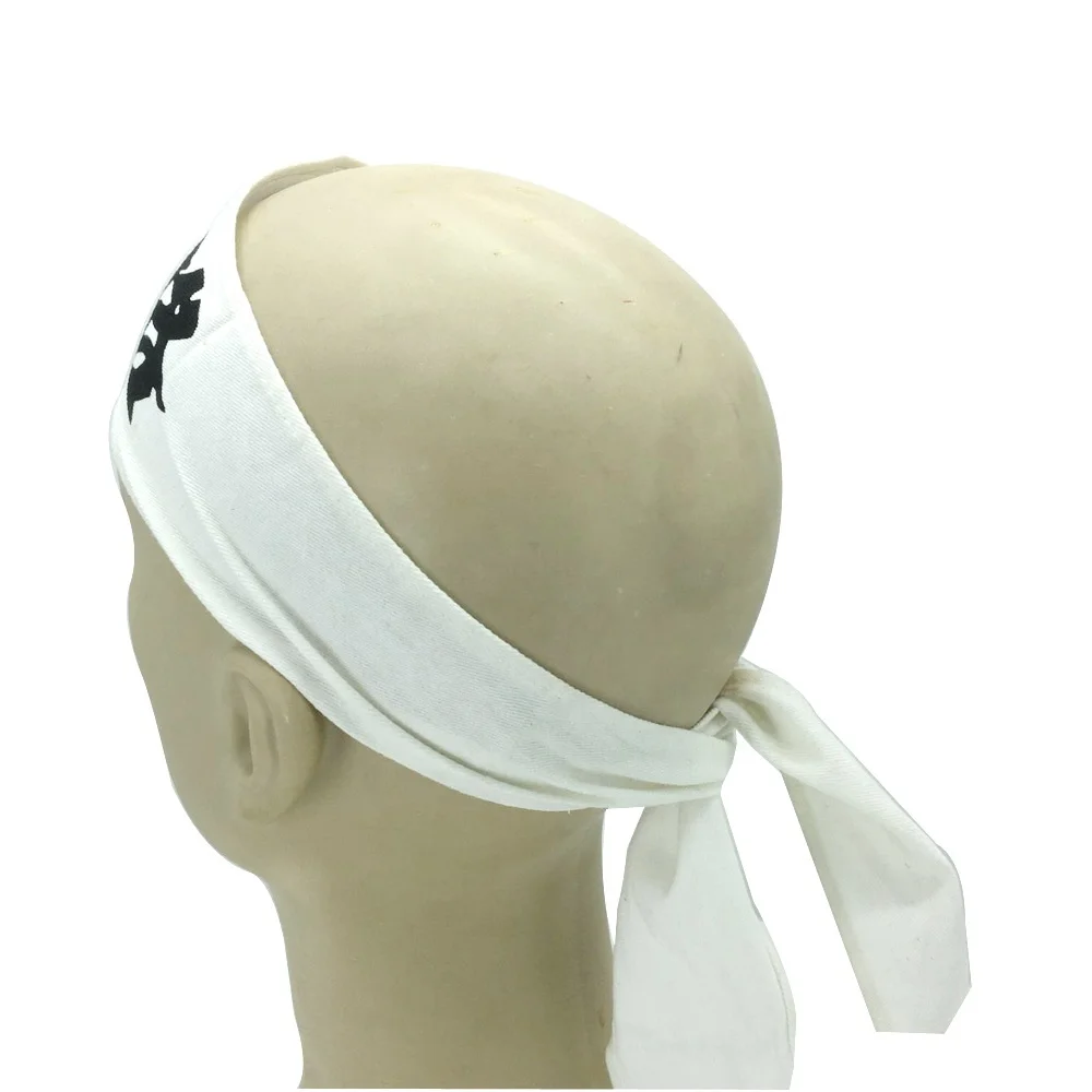 white japan fans headband