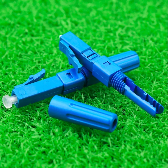 Blue Color FTTH LC Pre-Polished Fast Connector in China