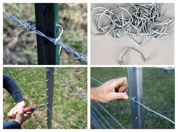 American Steel Studded T Fence Post 10 Ft Galvanized Fence Post For