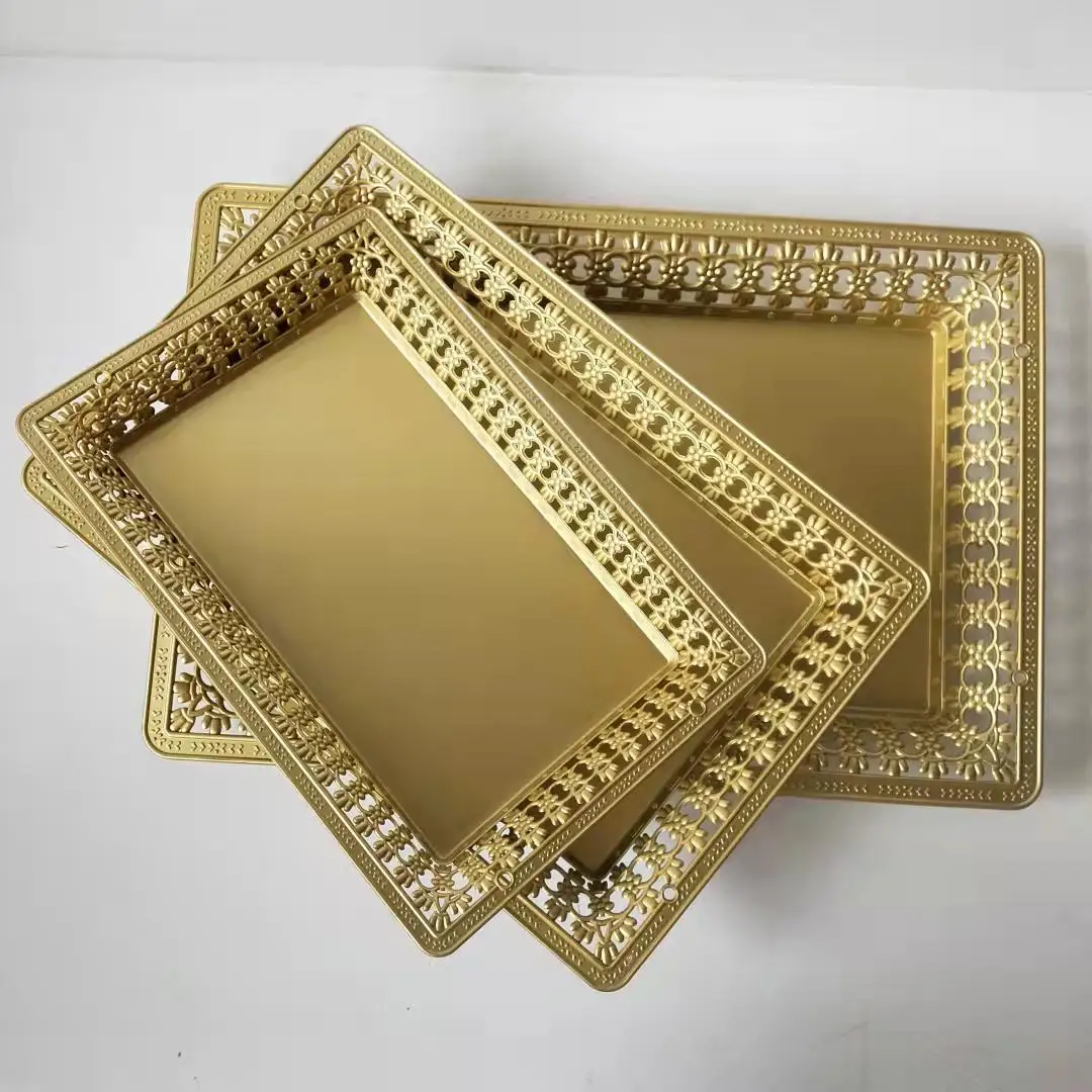 Plastic Bulk Modern Serving Tray Table Customized Cutlery Thick Plastic