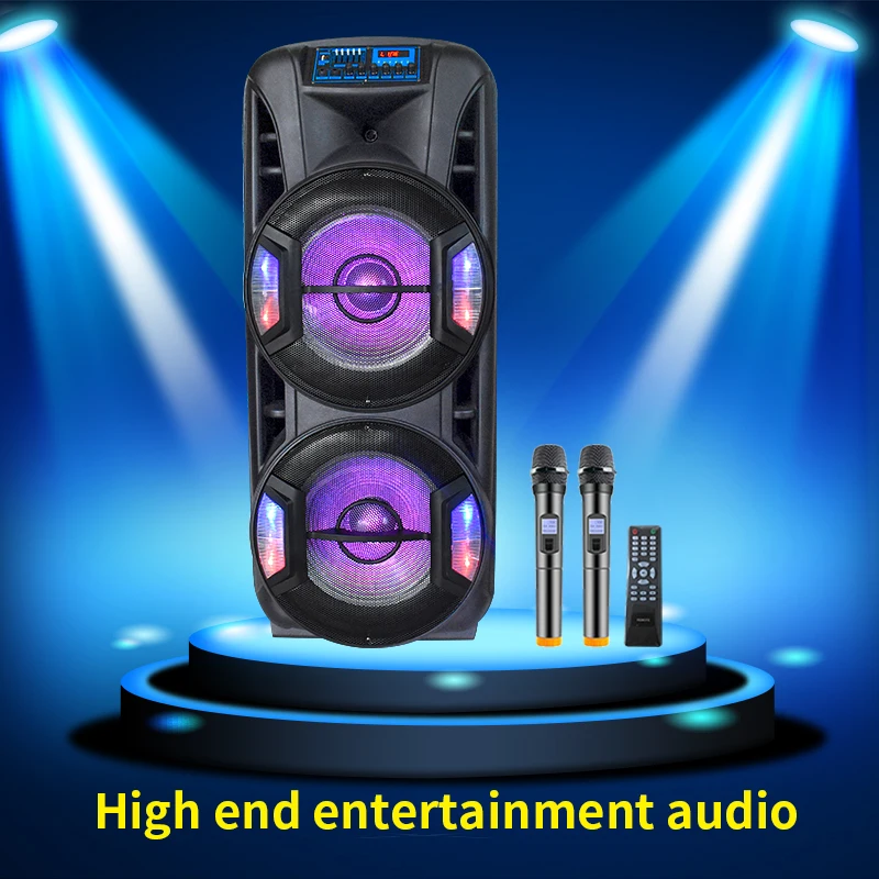 Leisound 2020 New Dj Speaker System 15inch Dj Trolley Speaker With 2
