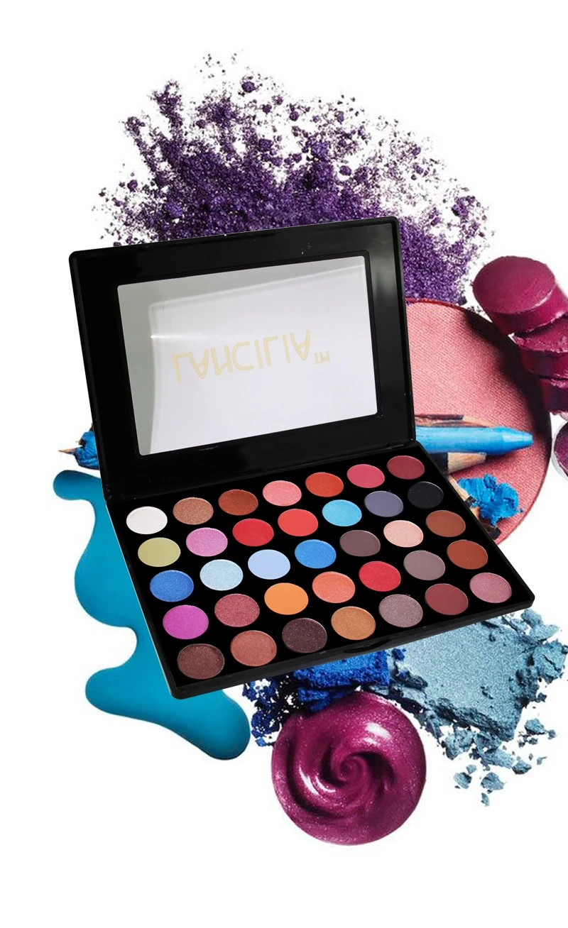 Wholesale Makeup High Pigment Oem 35 Colors Makeup Creamy Pigmented