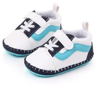 Cute Star&heart PU Casual Sports Toddler New Born Baby Shoes Unisex manufacture