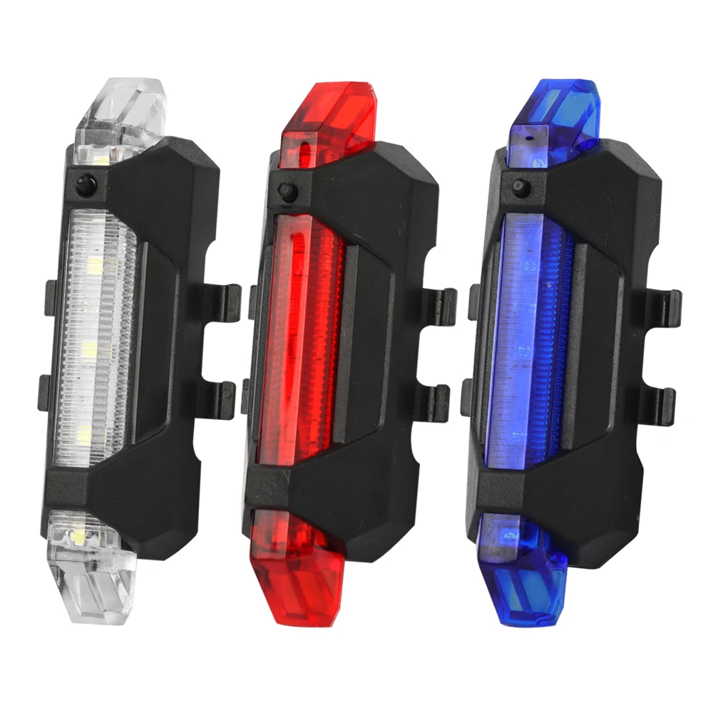 Wholesale Stylish High Brightness Bicycle Warning Rear Light Easy to Mount For Seat Tube Increase  Riding Safety