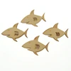 Wholesale Jesus DIY art projects wood craft supplies blank unpainted wooden fish cutouts decoration