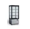 75L High Quality Four Sides Triple Glass Cake Shoecase Refrigerator Freezer Temperature Settings