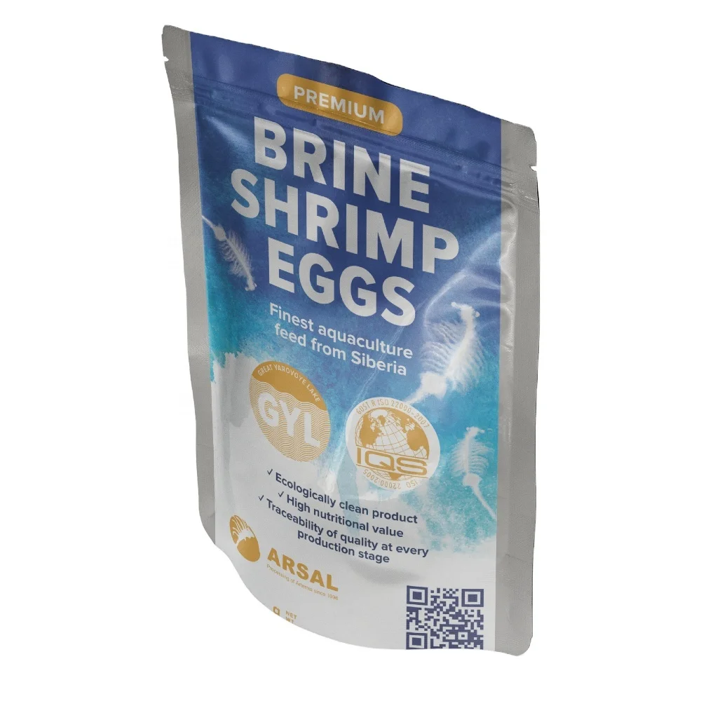 
Artemia Russian Supplier Brine Shrimp Eggs High Protein / Artemia Cysts In Foil Package 