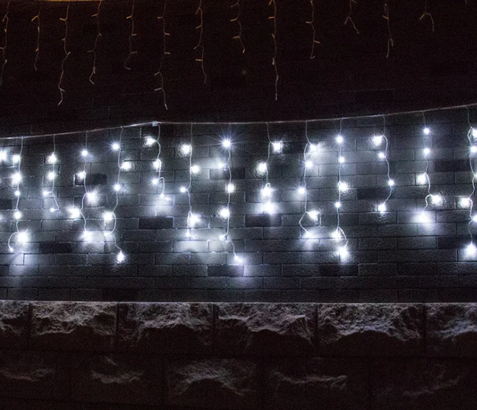 Holiday Outdoor 120 LED Icicle Led String Lights 4 Meter x 60CM  24 strings 110V 220V  LED Lighting Christmas lights